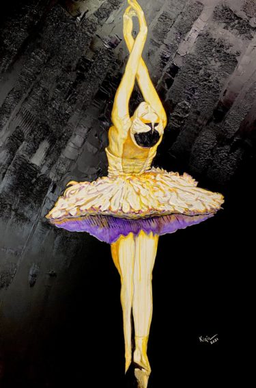 1. Acrylic on Canvas  – 72” x 48”