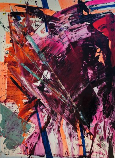 2 - Acrylic & Mixed Media – 72” x 60”