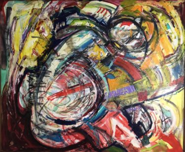 10 - Acrylic & Mixed Media – 72” x 60”