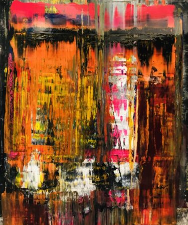 12 - Acrylic & Mixed Media – 72” x 60”