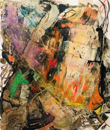 13 - Acrylic & Mixed Media – 72” x 60”