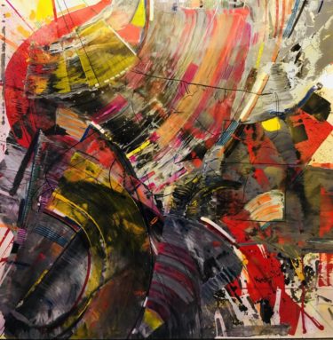 15 - Acrylic & Mixed Media – 72” x 72”