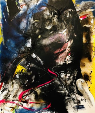 18 - Acrylic & Mixed Media – 72” x 60”