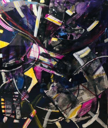 22 - Acrylic & Mixed Media – 72” x 60”