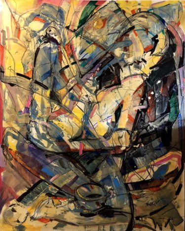 23 - Acrylic & Mixed Media – 72” x 60”