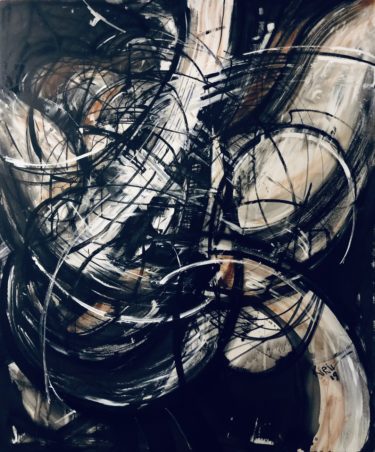 24 - Acrylic & Mixed Media – 72” x 60”