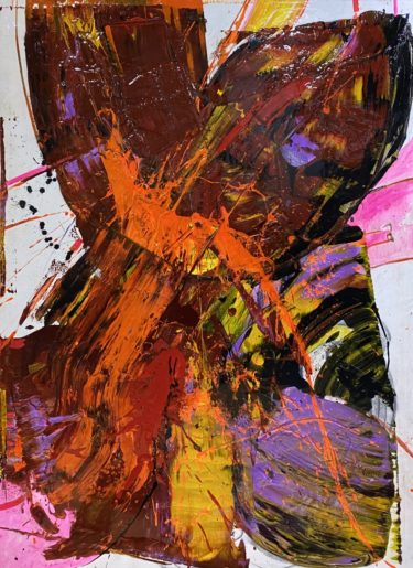 27 - Acrylic & Mixed Media – 72” x 60”