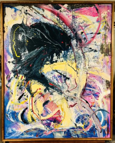 30 - Acrylic & Mixed Media – 60” x 48”