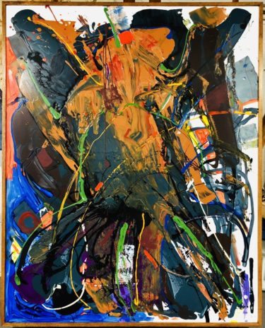 38 - Acrylic & Mixed Media – 72” x 60”