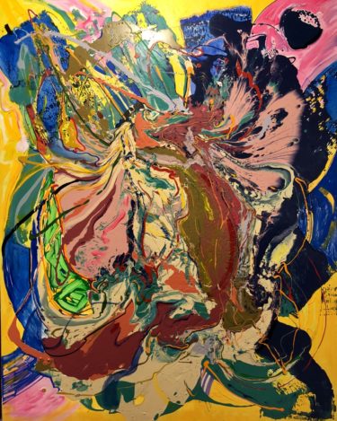 41 - Acrylic & Mixed Media – 72” x 60”