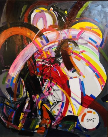 42 - Acrylic & Mixed Media – 60” x 48”