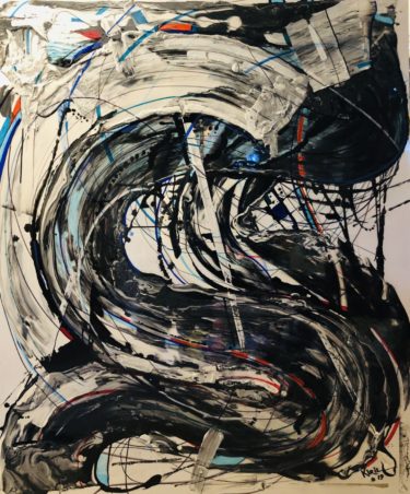 44 - Acrylic & Mixed Media – 72” x 60”