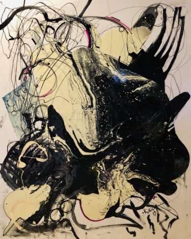 45 - Acrylic & Mixed Media – 72” x 60”