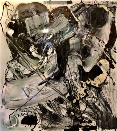 46 - Acrylic & Mixed Media – 60” x 48”